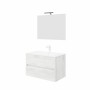 EASY COMPOSIZIONE ROVERE BIANCO DA 80CM P45 H50