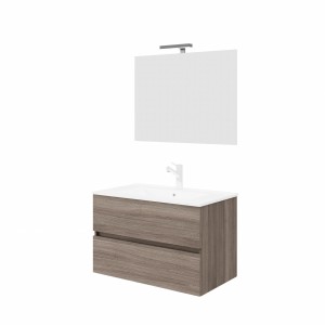 EASY COMPOSIZIONE ROVERE FUMO DA 80CM P45 H50