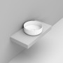 NOEMI LAVABO DA APPOGGIO 44X44 WHITE