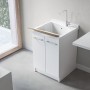 REVINE LAVATOIO PER MOBILE 61X61 - BIANCO