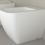 KUBO FLOOR BIDET WALL-HUNG MATTE WHITE