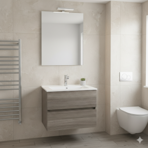 EASY COMPOSIZIONE ROVERE FUMO CM 60 P45 H50