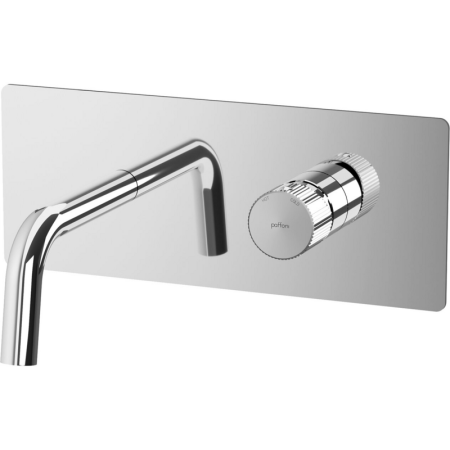 JO BUILT-IN BASIN MIXER WITH PLATE AND SPOUT L. 17.8 CM