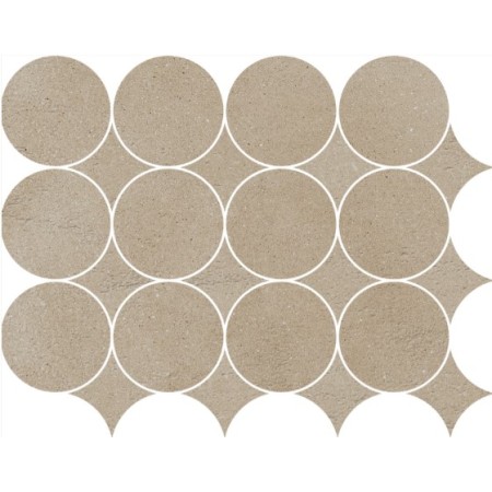 SLOW SABBIA MOSAICO CIRCOLARE 32.1X41.6 MATT