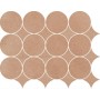 SLOW COTTO MOSAICO CIRCOLARE 32.1X41.6 MATT
