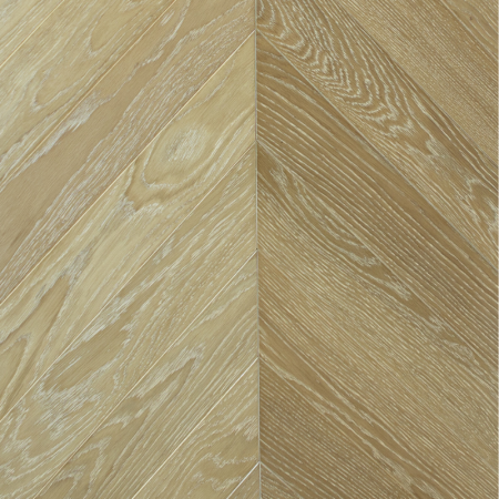 Parquet Prefinito Rovere Venezia Spina Francese, Spazzolato, Verniciato Uv, Scelta Ab, 11-4x90x510mm