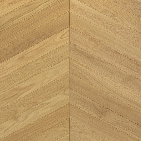 Parquet Prefinito Rovere Naturale Spina Francese, Spazzolato, Verniciato Uv, Scelta Ab, 11-4x90x510mm