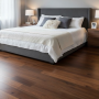Prefinished Oak Vesuvio Parquet, Cde Selection, Planed, Brushed, Smoked, Natural Oil, Capri