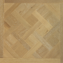 Prefinished European Oak Parquet, Square, Decorative, Brushed, UV Varnished, Decapé, Selection ABC