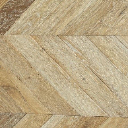 European Oak, French Herringbone Venice, Brushed, Planed, Smoked, Varnished, Grade Abcd, 15-4x90x510mm