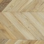 Parquet Prefinito Rovere, Europeo, Spina Francese Venezia, Spazzolato, Piallato, Smoked, Verniciato, Scelta Abcd, 15-4x90x510mm