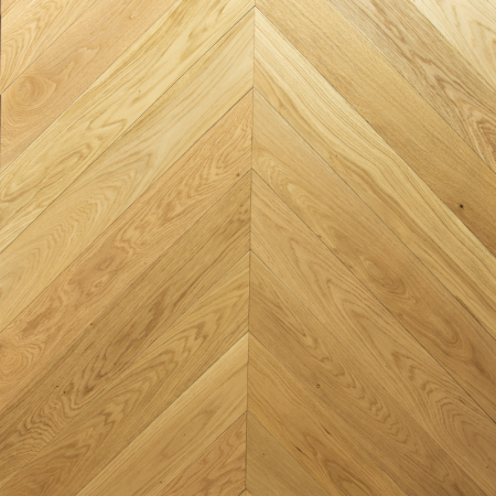 Parquet Prefinito Rovere Chevron, Spina Francese 45 °, Naturale, Spazzolato, Verniciato Acqua Uv, Scelta Abc,