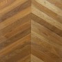 Hungarian Herringbone Oak Dark C-603 Gubbio, Smoked, Brushed, Varnished, Grade Abcd 10-3x90x550mm