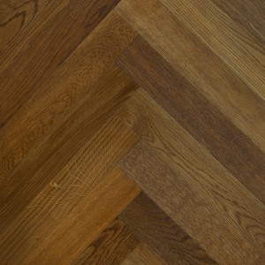 Agap Thermo-treated Oak, Italian Herringbone, UV Water Varnished, 4-11x70x490