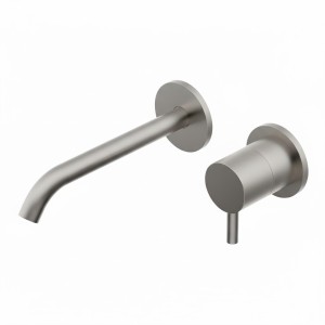 DIAMETRO35 S BUILT-IN BASIN MIXER - BRUSHED EXTERNAL PART