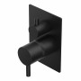 DIAMETRO35 S BUILT-IN SHOWER MIXER WITH DIVERTER - EXTERNAL PART MATTE BLACK