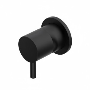 DIAMETRO35 S BUILT-IN SHOWER MIXER - EXTERNAL PART MATT BLACK