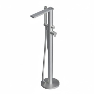 DOT316 FREESTANDING BATHTUB EDGE COLUMN IN STAINLESS STEEL