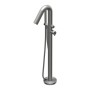 DOT316 ROUND COLONNA BORDO VASCA DA TERRA INOX
