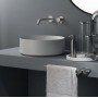 DIAMETRO35 S BUILT-IN BASIN MIXER - BRUSHED EXTERNAL PART
