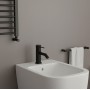 DIAMETRO35 S MISCELATORE BIDET CON SCARICO NERO OPACO