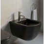 DIAMETRO35 S BRUSHED BIDET MIXER WITH DRAIN