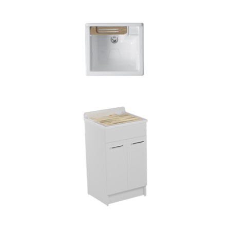 SWASH WASHBASIN WITH 2-DOOR CABINET