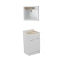 SWASH WASHBASIN WITH 2-DOOR CABINET