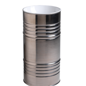KERASAN ARTWORK LAVABO FREESTANDING BARREL BIANCO/PLATINO