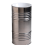 KERASAN ARTWORK LAVABO FREESTANDING BARREL BIANCO/PLATINO