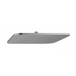 TECHNO SOFFIONE A PIOGGIA 250X250mm ANGOLI ARROTONDATI - INOX SPAZZOLATO