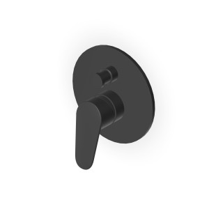 RIVO SHOWER-BATH MIXER WITH MATTE BLACK DIVERTER