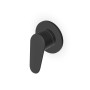 RIVO BLACK MATT SHOWER MIXER - EXTERNAL PART