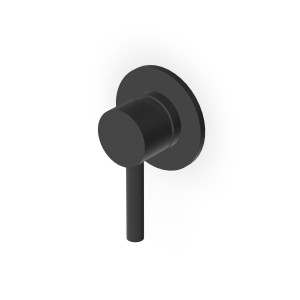 MATTE BLACK SHOWER MIXER WITHOUT DIVERTER