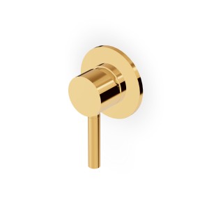 SHOWER MIXER TAP WITHOUT DIVERTER GOLD