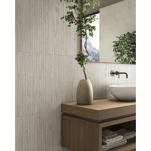 UNIKA BIANCO 20X60 DECORO Sp. 9,5mm