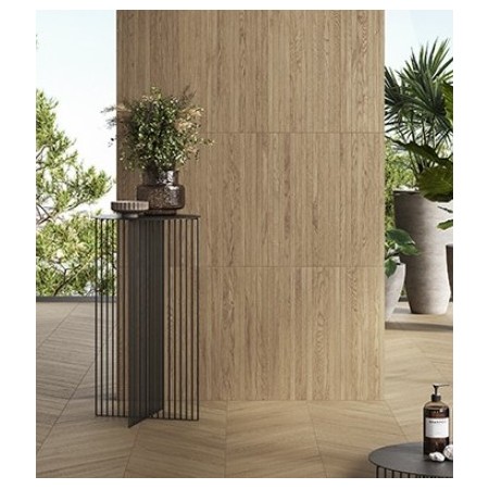 UNIKA BEIGE 20X60 DECORO Sp. 9,5mm