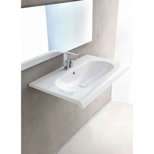 FLUID LAVABO 80 SOSPESO BIANCO LUCIDO