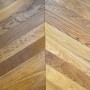 Hungarian Herringbone Oak Dark C-603 Gubbio, Smoked, Brushed, Varnished, Grade Abcd 10-3x90x550mm