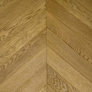 Parquet Prefinito Rovere Zenzero Spina Francese, Spazzolato, Verniciato Uv, Scelta Ab, 11-4x90x510mm