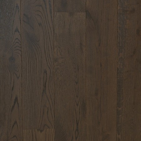 Prefinished Oak Parquet Brazilian Brown Expressive, Brushed, Water Varnished