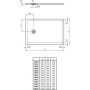 ULTRA FLATS+ PIATTO DOCCIA RETTANGOLARE 120x80 Bianco