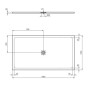 copy of ULTRA FLATS+ PIATTO DOCCIA 120x80 Bianco