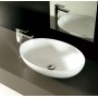 SAN MARCIANO CERAMICHE SOFTLY LAVABO APPOGGIO 59X42 BIANCO LUCIDO