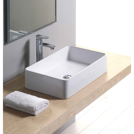 SAN MARCIANO CERAMICHE DANDY 58X36 LAVABO BIANCO LUCIDO