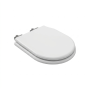 ELLADE POLYSTYRENE TOILET SEAT COVER WITH CHROME HINGE