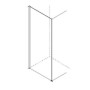 copy of FIXED SIDE X TORCELLO ANGLE 1 SLIDING+FIXED WHITE TRANSPARENT