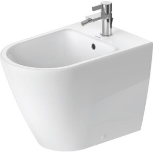 D-Neo BIDET A PAVIMENTO FILO PARETE BIANCO LUCIDO
