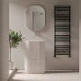 KART BLACK MATT TOWEL WARMER