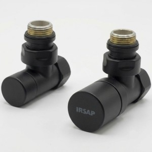 KIT VALVOLE E DETENTORI DA 1/2 NERO OPACO K1